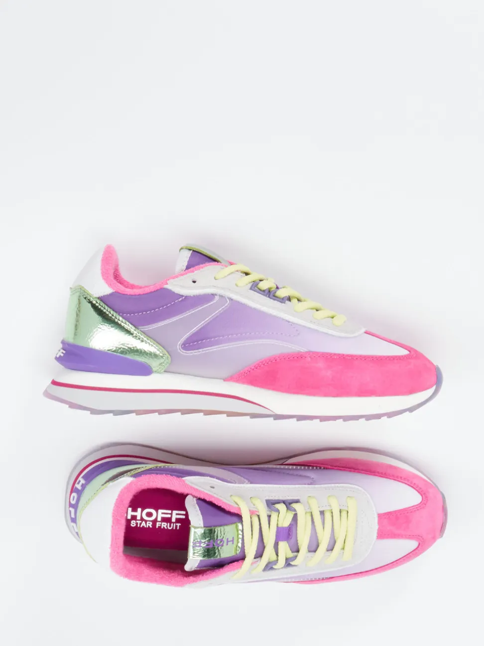 THE HOFF BRAND – Retro-Sneaker aus Veloursleder multicolor