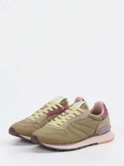 THE HOFF BRAND – Retro-Sneaker aus Veloursleder/Textil