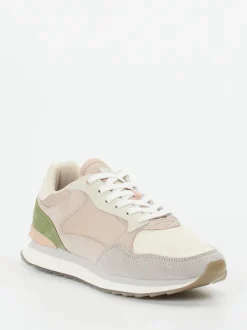 THE HOFF BRAND – Retro-Sneaker aus Veloursleder Mesh