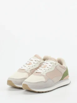 THE HOFF BRAND – Retro-Sneaker aus Veloursleder Mesh