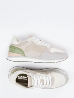 THE HOFF BRAND – Retro-Sneaker aus Veloursleder Mesh