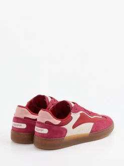 THE HOFF BRAND – Retro-Sneaker aus Veloursleder rot