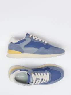THE HOFF BRAND – Retro-Sneaker aus Veloursleder blau