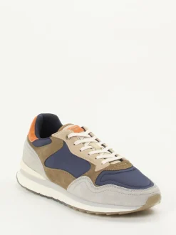 THE HOFF BRAND – Retro-Sneaker aus Veloursleder Navy