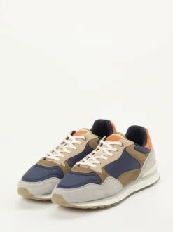 THE HOFF BRAND – Retro-Sneaker aus Veloursleder Navy