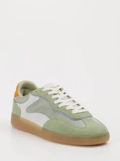 THE HOFF BRAND – Retro-Sneaker aus Veloursleder grün