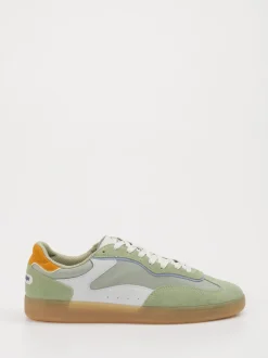 THE HOFF BRAND – Retro-Sneaker aus Veloursleder grün