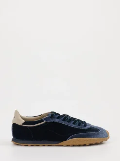 THE HOFF BRAND – Sneaker aus Velours Dunkelblau