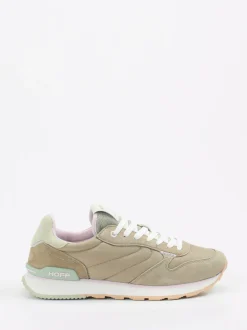 THE HOFF BRAND – Sneaker aus Veloursleder und Textil Pastell