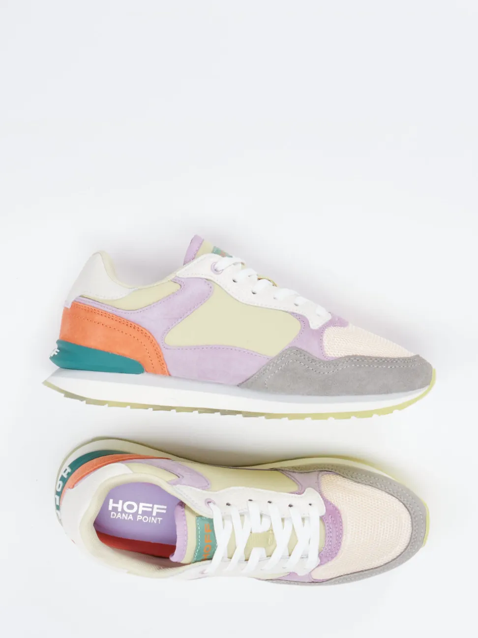 THE HOFF BRAND – Sneaker aus Veloursleder in Pastell
