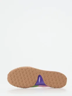 THE HOFF BRAND – Sneaker aus Veloursleder Rosa/Violett