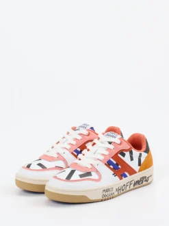 THE HOFF BRAND – Sneaker aus Leder mit Grafikprint