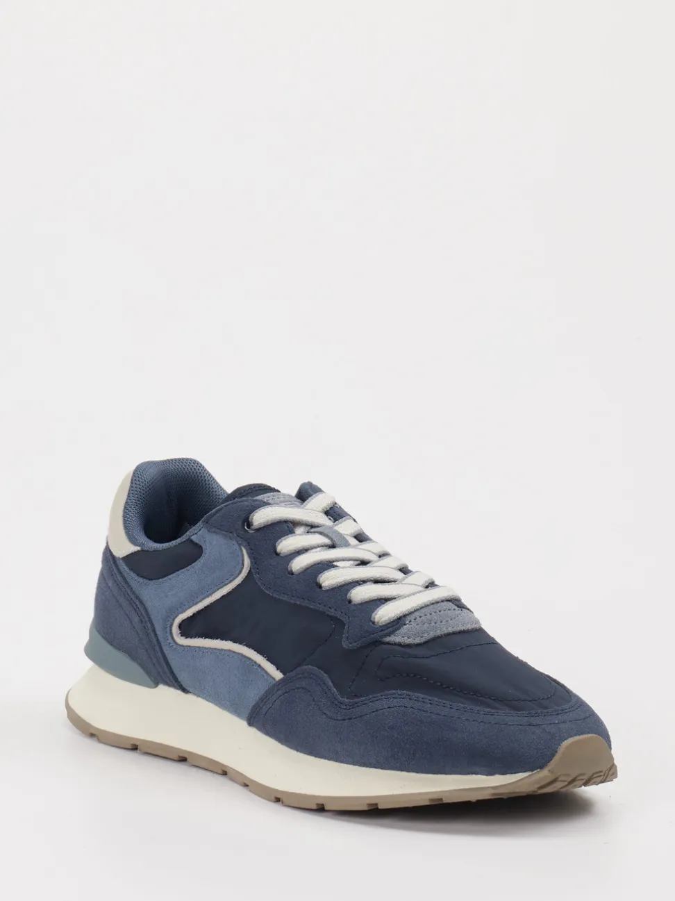 THE HOFF BRAND – Sneaker aus Veloursleder/Textil Blau