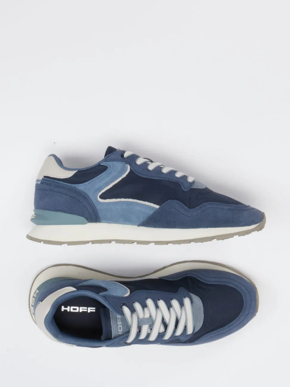 THE HOFF BRAND – Sneaker aus Veloursleder/Textil Blau