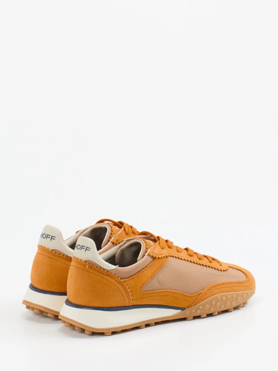 THE HOFF BRAND – Sneaker aus Veloursleder orange