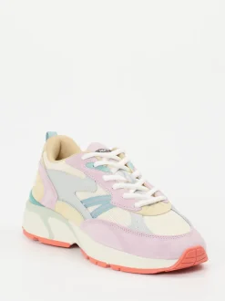 THE HOFF BRAND – Sneaker aus Veloursleder in Pastell