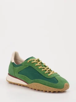 THE HOFF BRAND – Sneaker aus Veloursleder grün