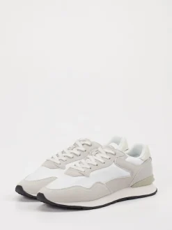 THE HOFF BRAND – Sneaker aus Veloursleder in Offwhite