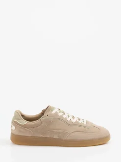 THE HOFF BRAND – Sneaker aus Veloursleder beigebraun