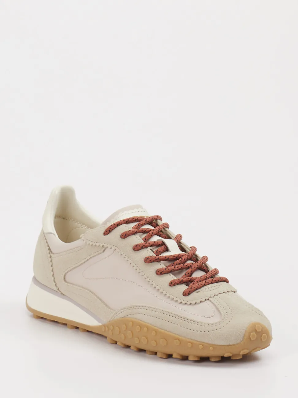 THE HOFF BRAND – Sneaker aus Veloursleder/Textil beige