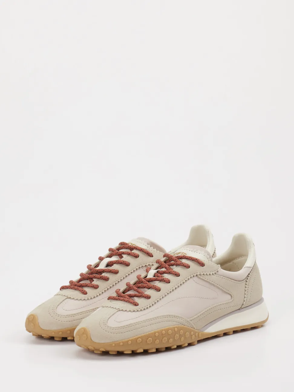 THE HOFF BRAND – Sneaker aus Veloursleder/Textil beige