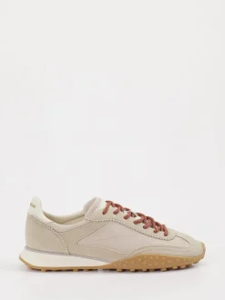 THE HOFF BRAND – Sneaker aus Veloursleder/Textil beige