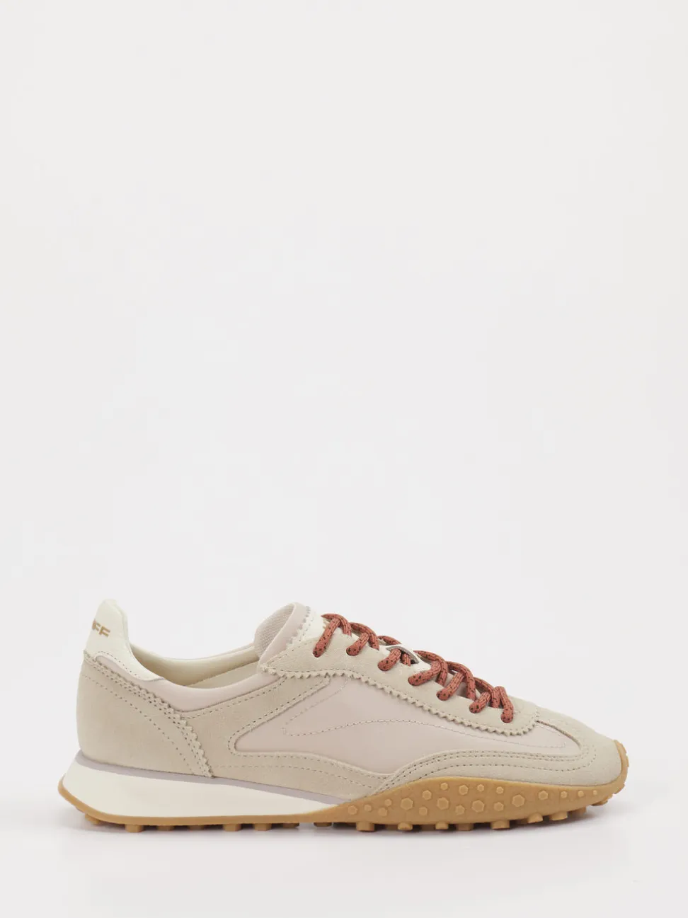 THE HOFF BRAND – Sneaker aus Veloursleder/Textil beige