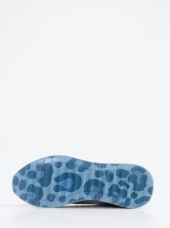 THE HOFF BRAND – Sneaker aus Veloursleder blau gemustert