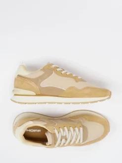 THE HOFF BRAND – Sneaker aus Veloursleder beige