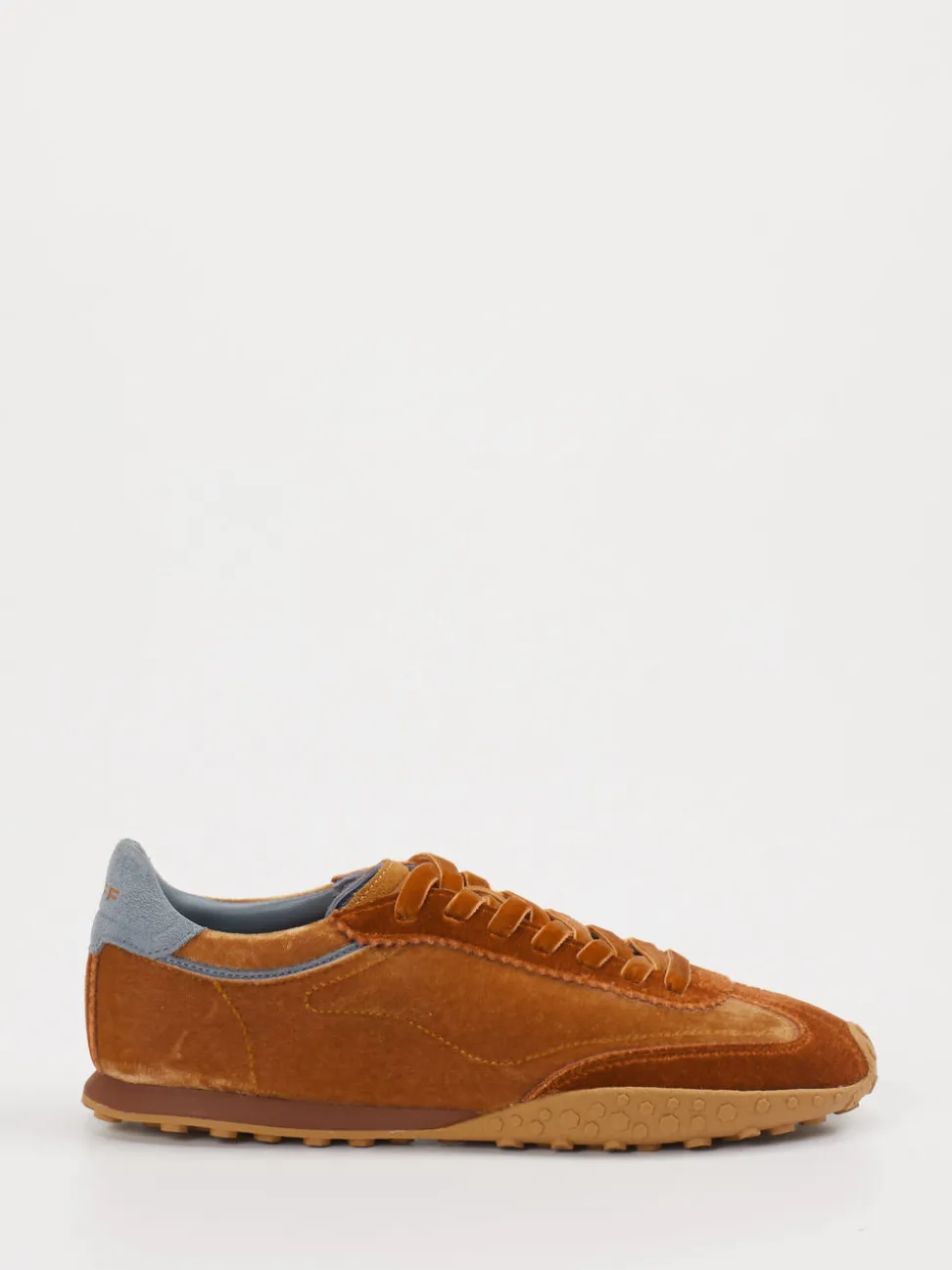 THE HOFF BRAND – Sneaker aus Veloursleder kupferbraun
