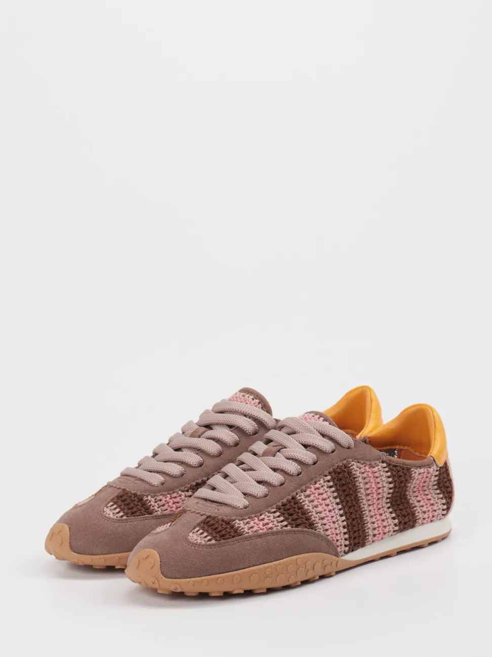 THE HOFF BRAND – Sneaker aus Textil und Veloursleder