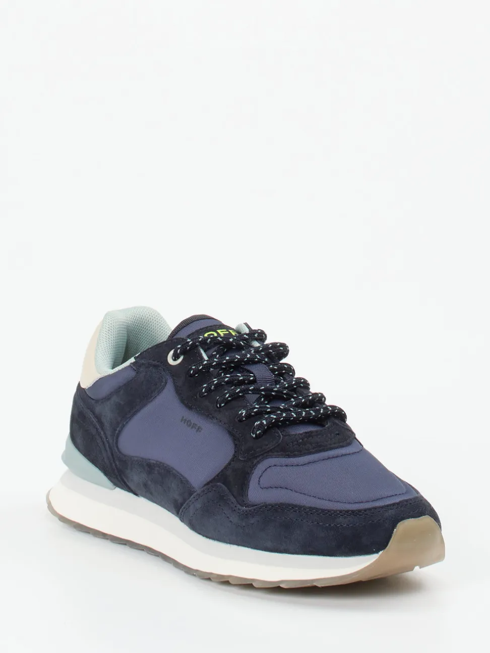 The Hoff Brand – Sneaker aus Veloursleder und Textil navy