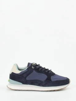 The Hoff Brand – Sneaker aus Veloursleder und Textil navy