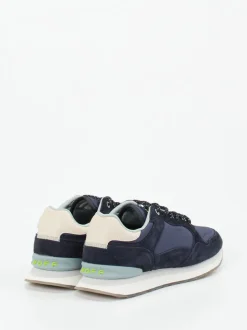 The Hoff Brand – Sneaker aus Veloursleder und Textil navy