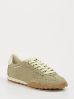 THE HOFF BRAND – Sneaker aus Veloursleder Salbeigrün