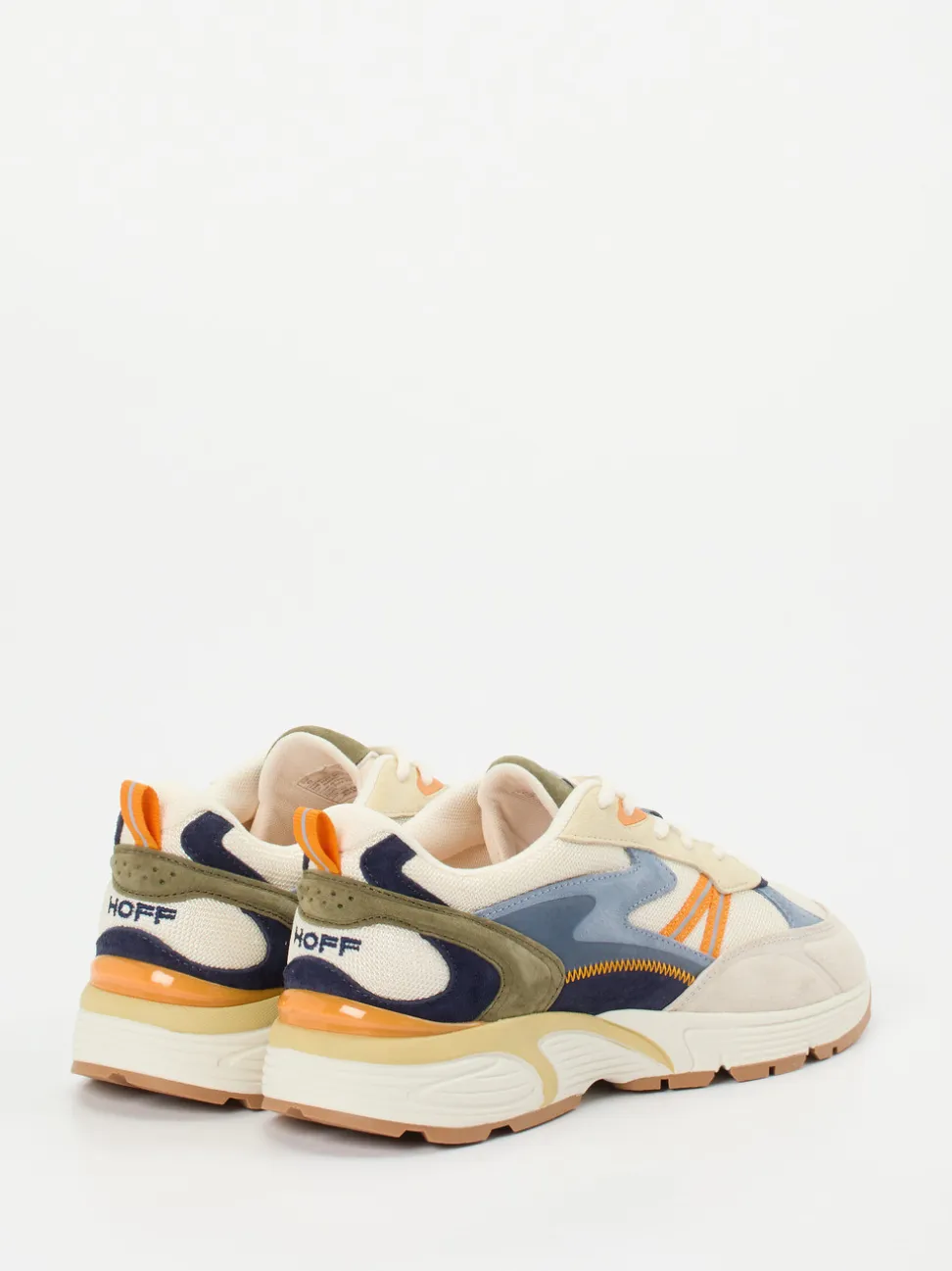THE HOFF BRAND – Sneaker aus Textil und Veloursleder beige