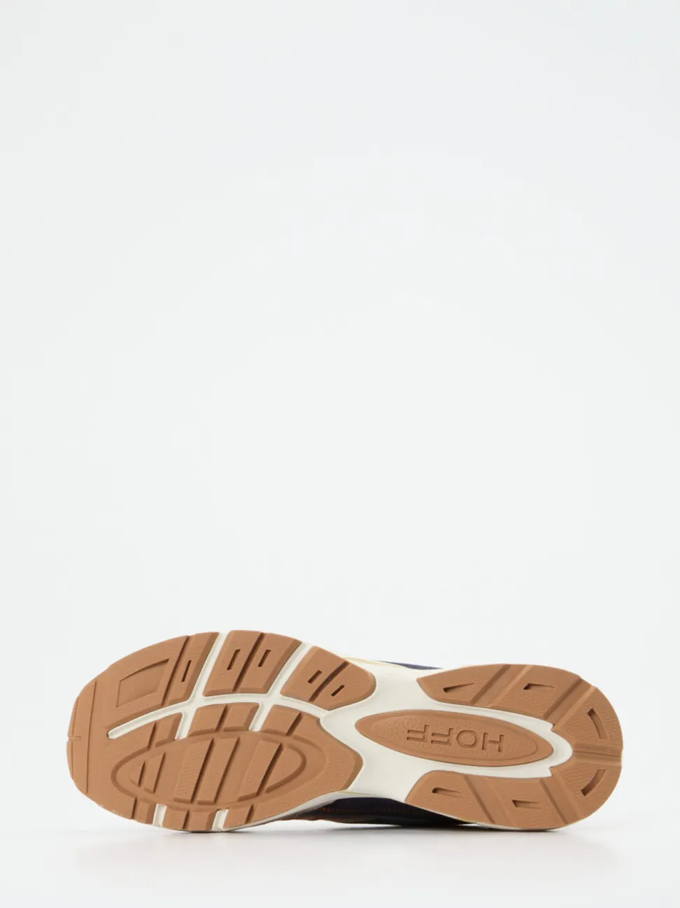 THE HOFF BRAND – Sneaker aus Textil und Veloursleder beige