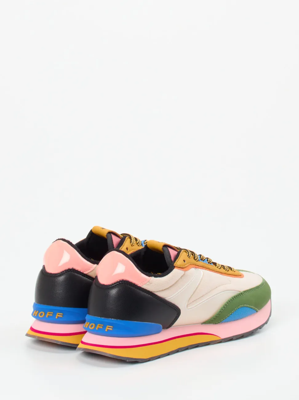 THE HOFF BRAND – Sneaker aus Textil und Veloursleder multicolor