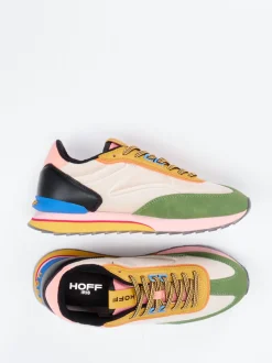 THE HOFF BRAND – Sneaker aus Textil und Veloursleder multicolor