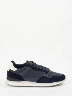 THE HOFF BRAND – Sneaker aus Textil und Veloursleder blau