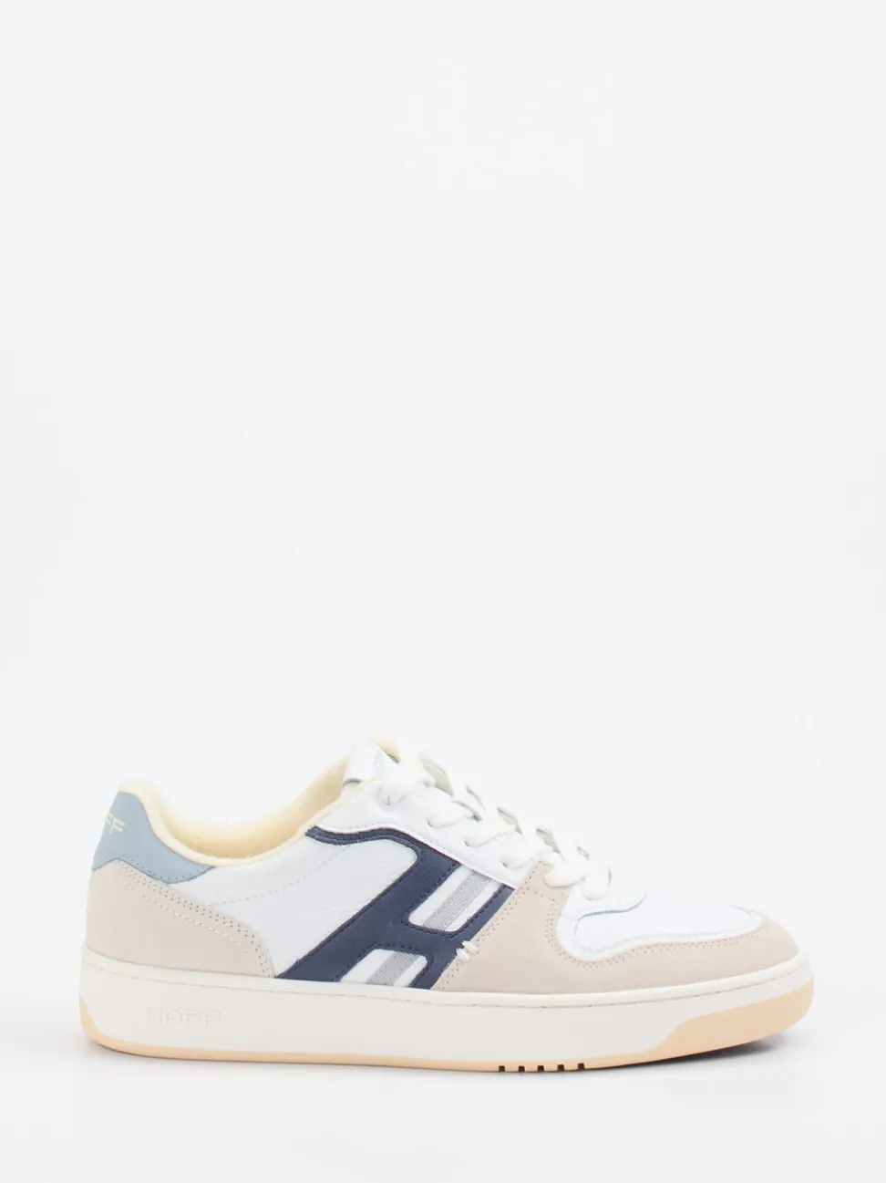 THE HOFF BRAND – Sneaker aus Leder und Mesh weiß