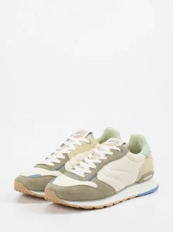The Hoff Brand – Sneaker aus Textil und Veloursleder Beige