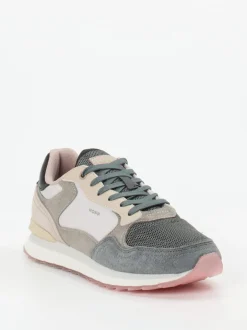 THE HOFF BRAND – Sneaker aus Velour/Textil in Pastell