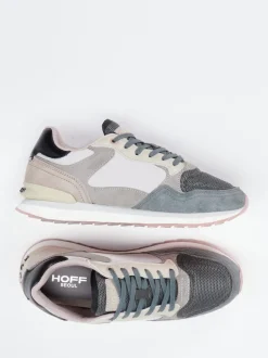 THE HOFF BRAND – Sneaker aus Velour/Textil in Pastell