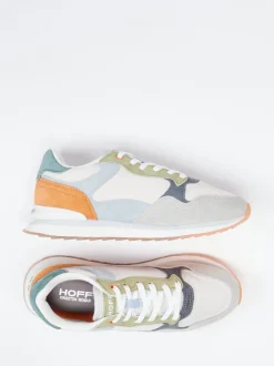 THE HOFF BRAND – Sneaker aus Veloursleder-Mix multicolor