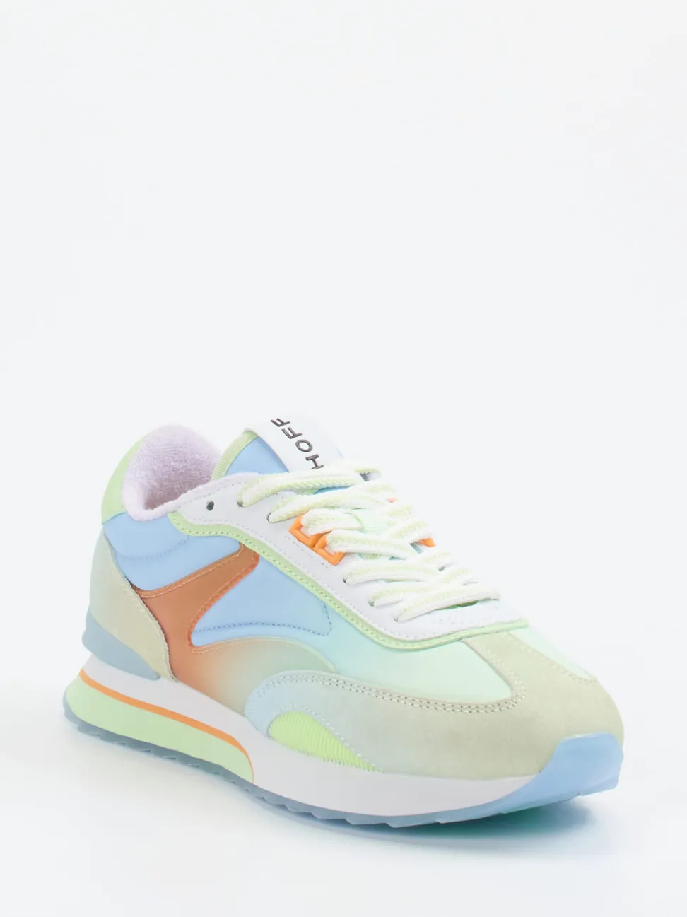 THE HOFF BRAND – Sneaker aus Textil und Veloursleder Mintgrün