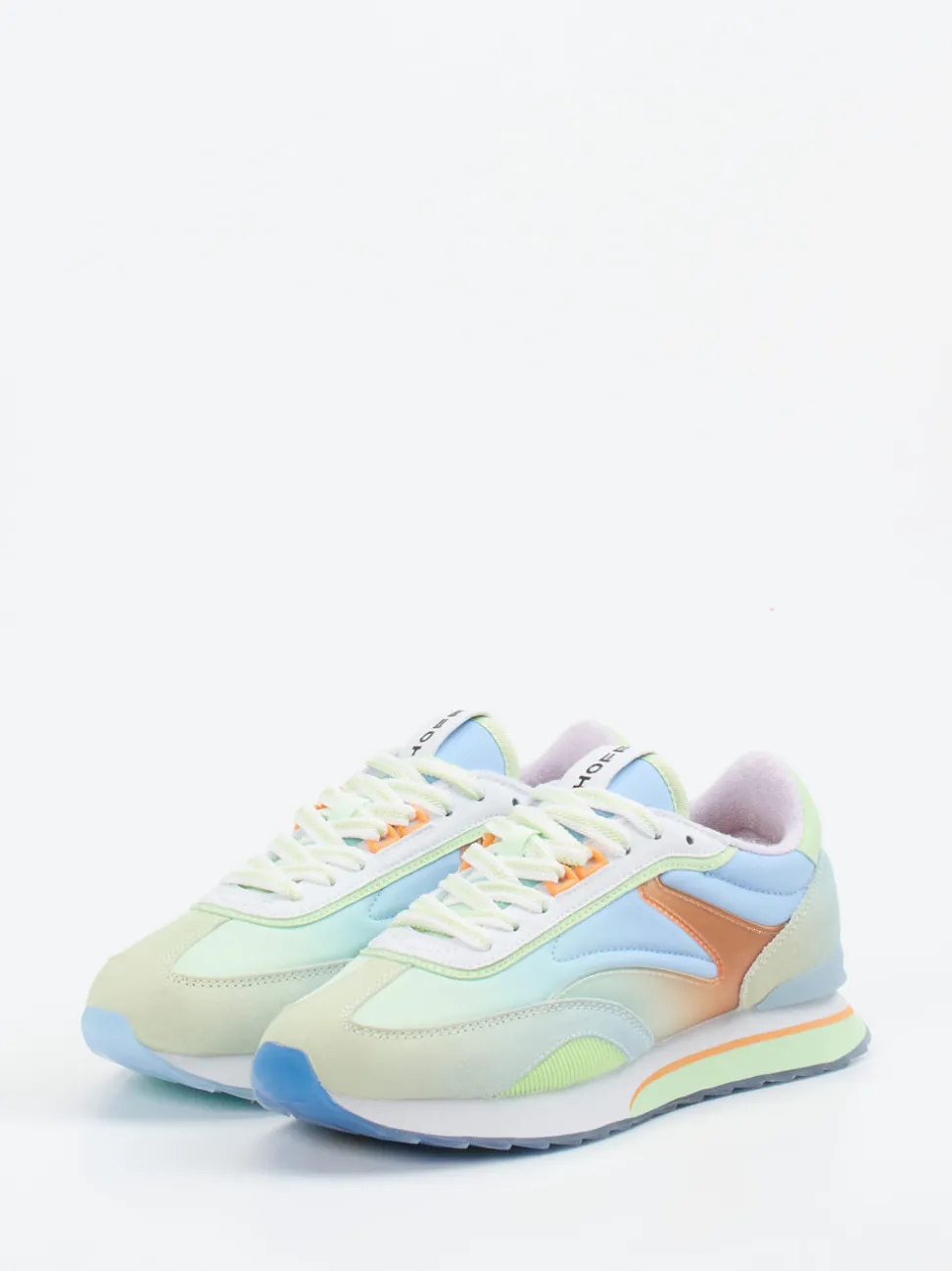 THE HOFF BRAND – Sneaker aus Textil und Veloursleder Mintgrün