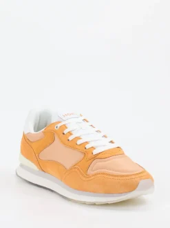 THE HOFF BRAND – Sneaker aus Veloursleder mandelorange