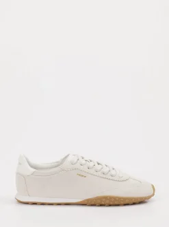 THE HOFF BRAND – Sneaker aus Veloursleder Offwhite
