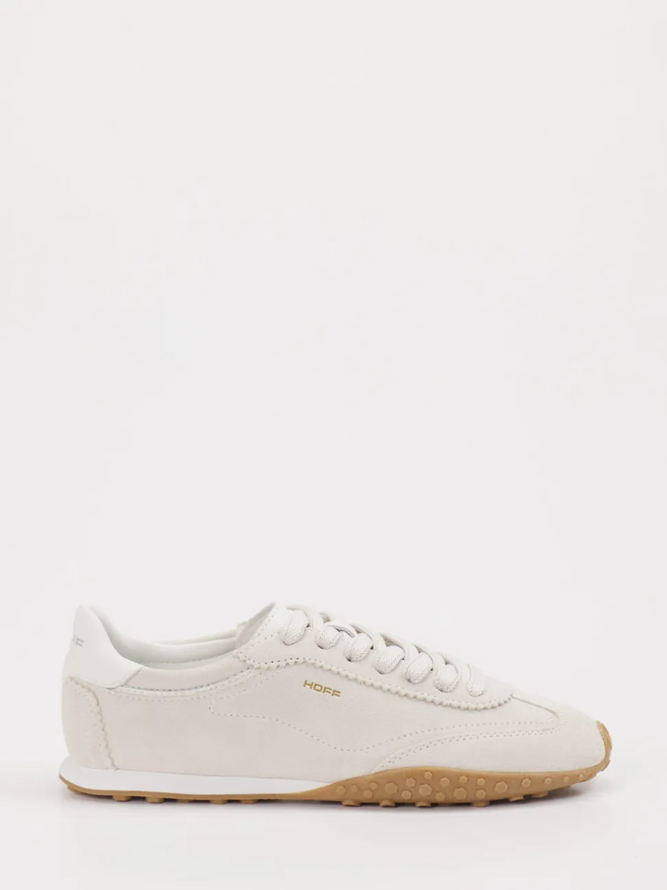 THE HOFF BRAND – Sneaker aus Veloursleder Offwhite